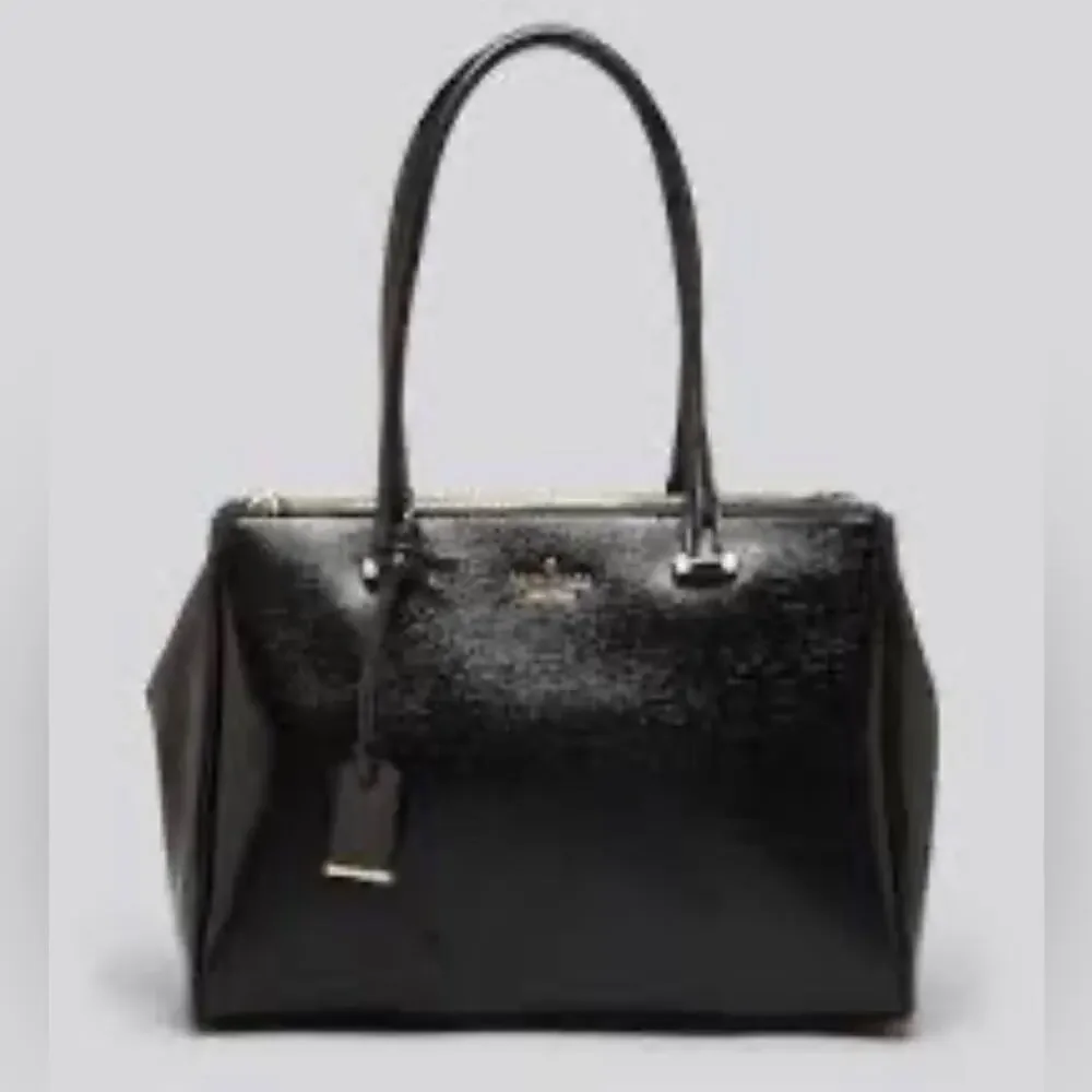 Kate Spade RARE Cedar Street Reena Shoulder Patent Leather Black handbag